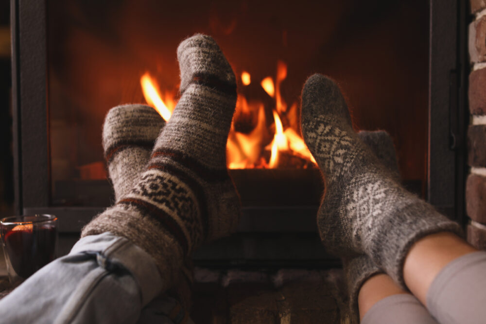 Fireplace for Cozy Fall Evenings