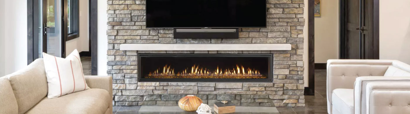 mezzo modern fireplace