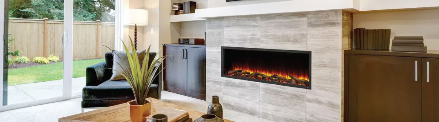 simplifire electric fireplace lineor