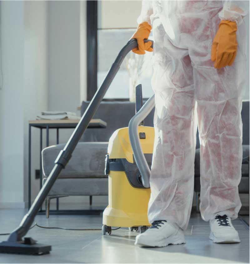 Floor Cleaning with Vacuum